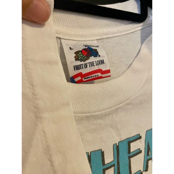 Vintage 90s Buckwheat’s Pink Flamingo Club Single Stitch Shirt Adult Large - Picture 2 of 3